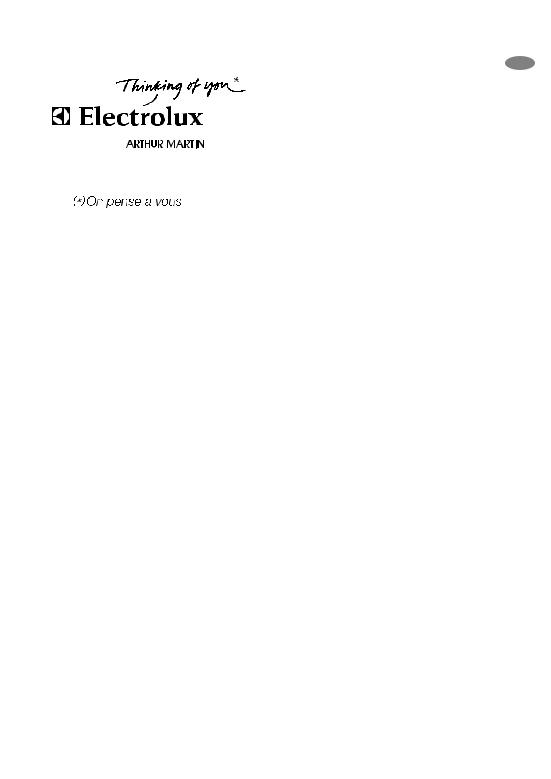 ELECTROLUX ARC24002 User Manual