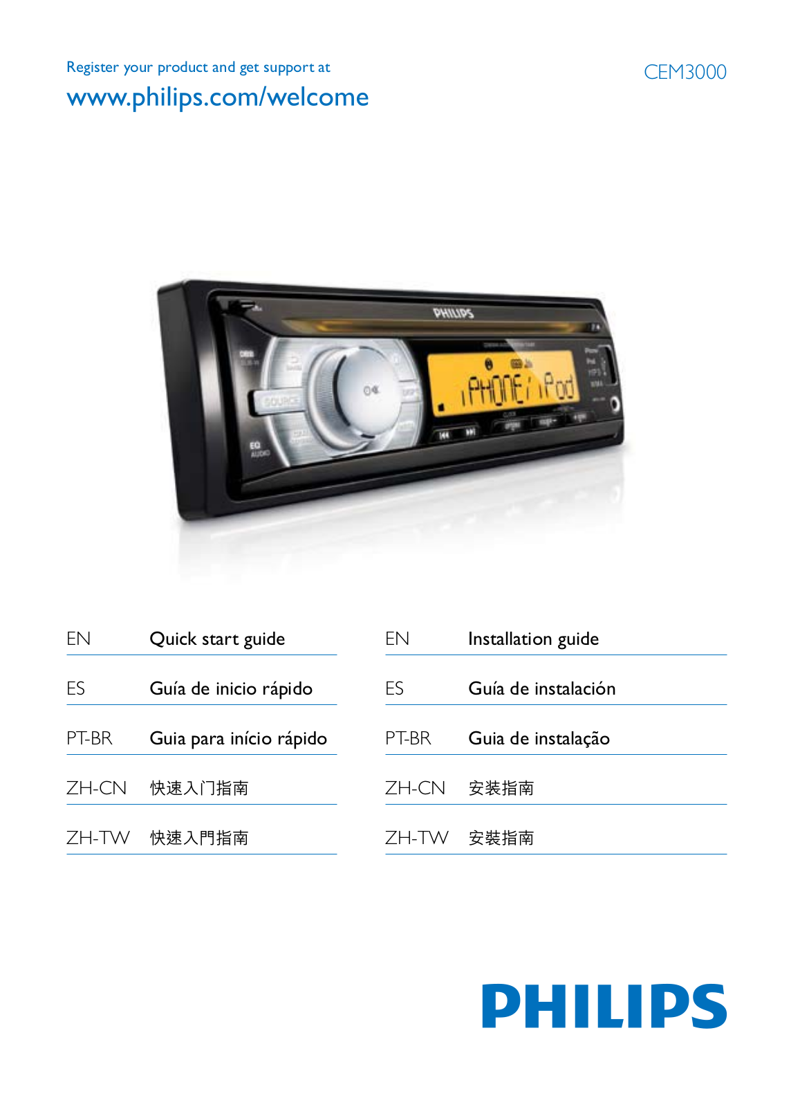 Philips CEM3000 User Manual