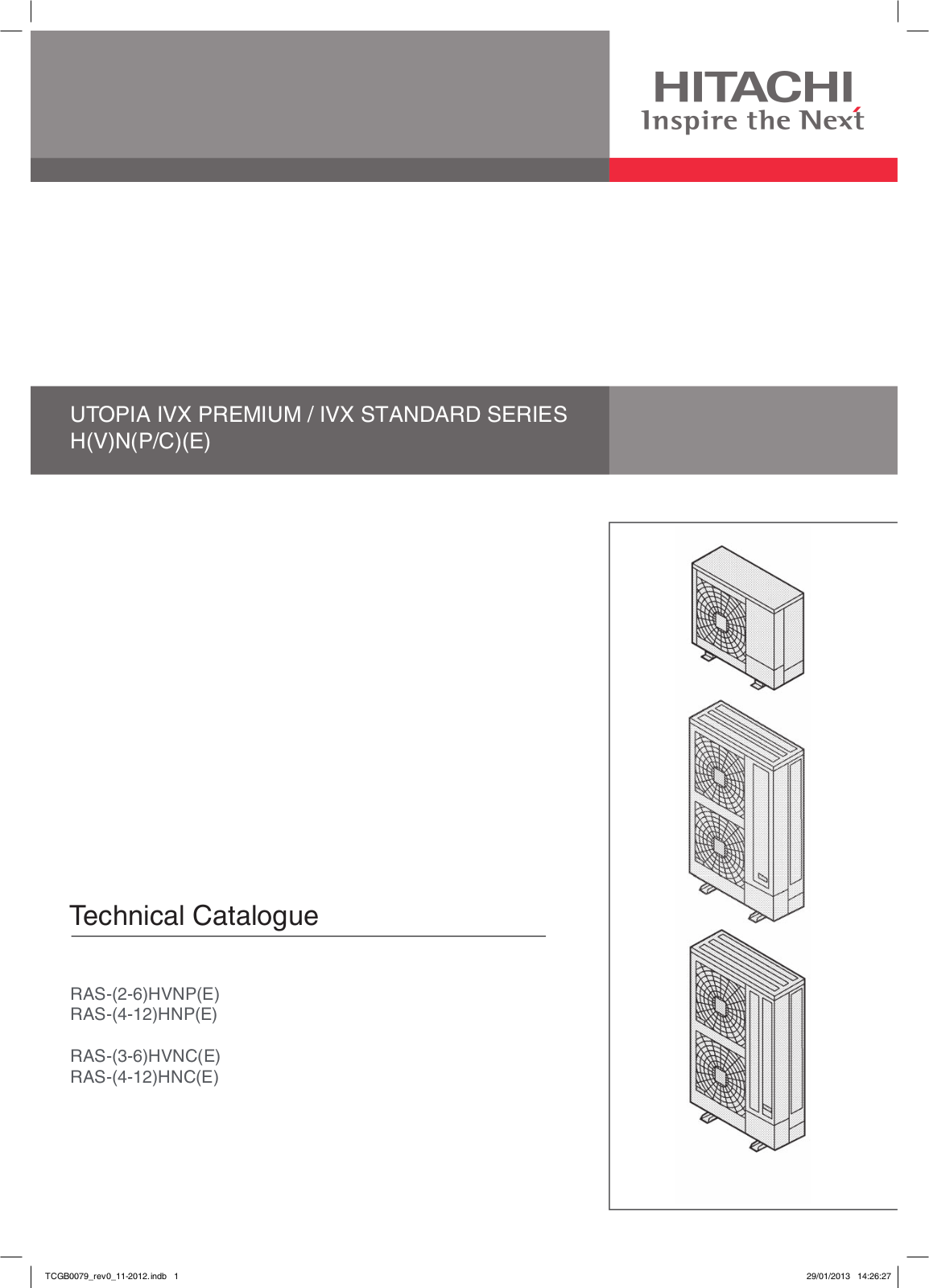 Hitachi RAS-3-HVNC Technical Information