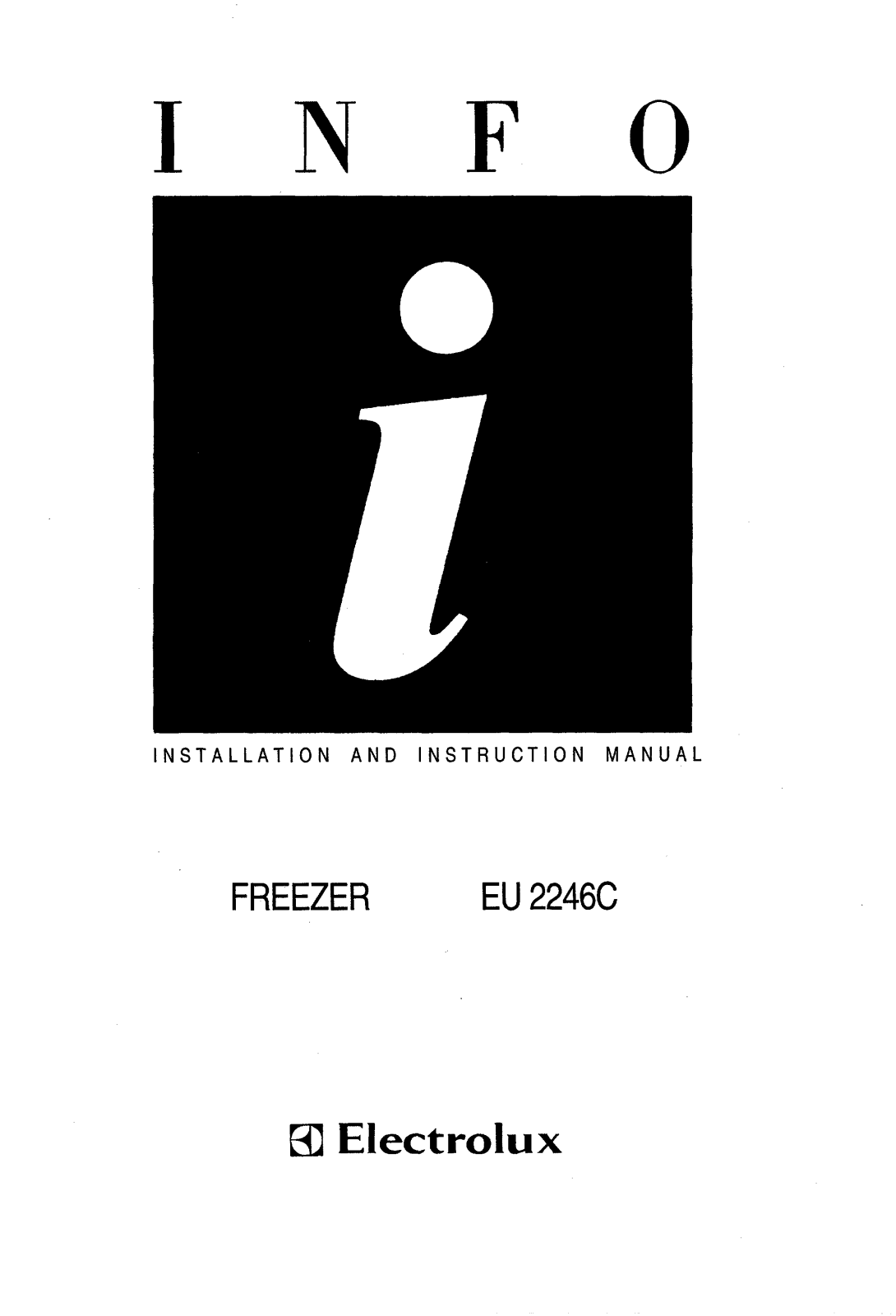 Electrolux EU2246C User Manual