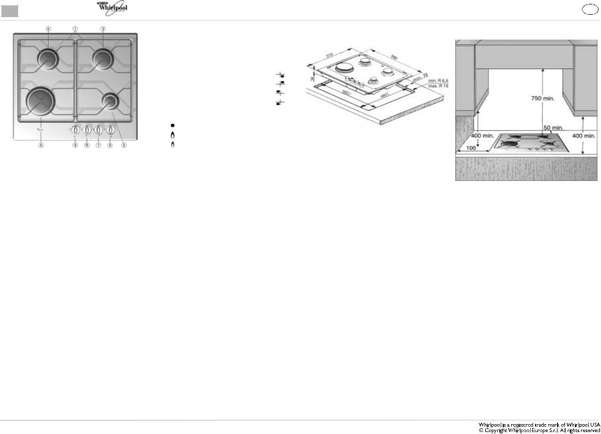 Whirlpool AKT 602/IX User Manual