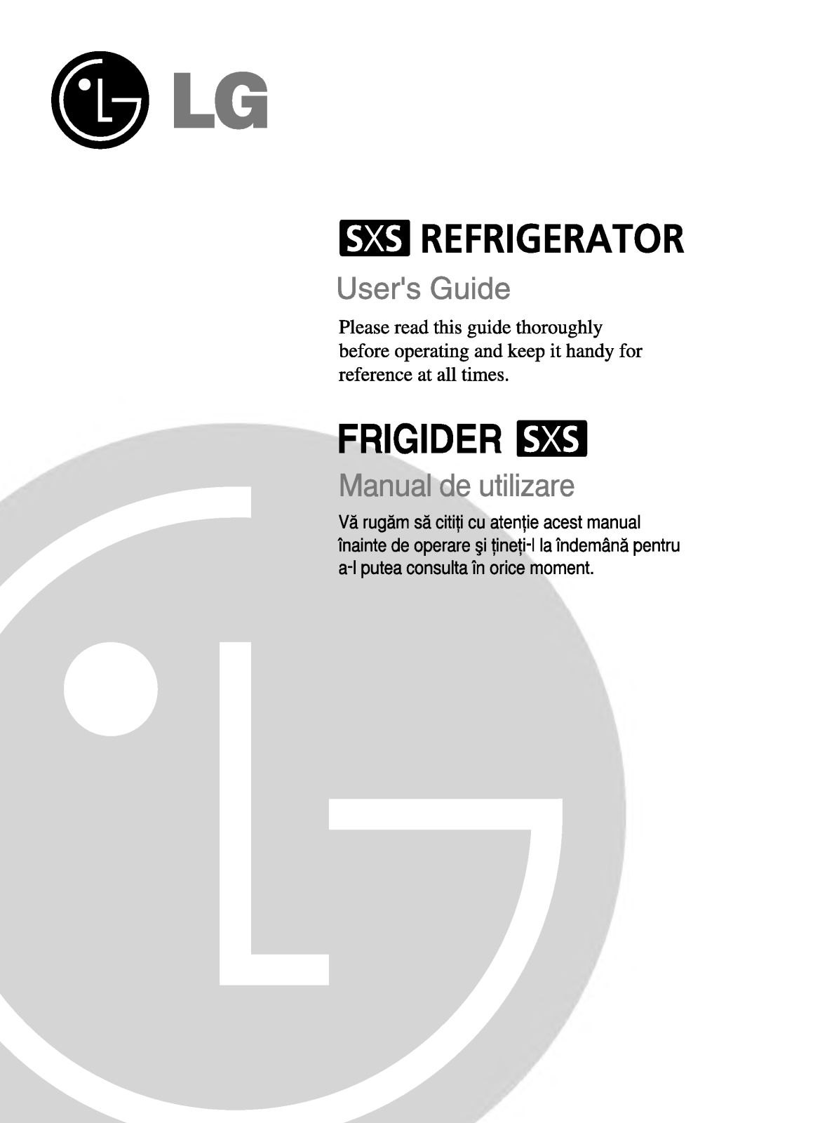 Lg GR-B207-TLQA User Manual