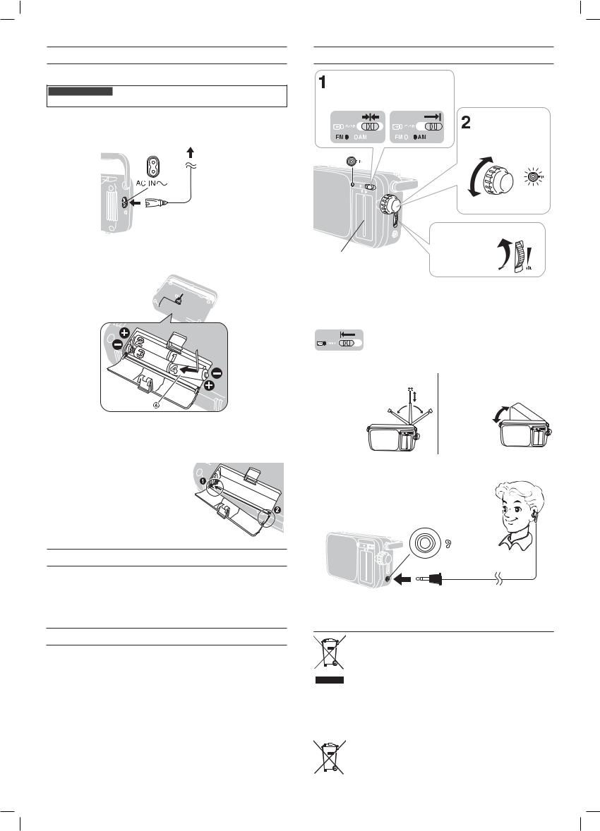 Panasonic RF2400D User Manual