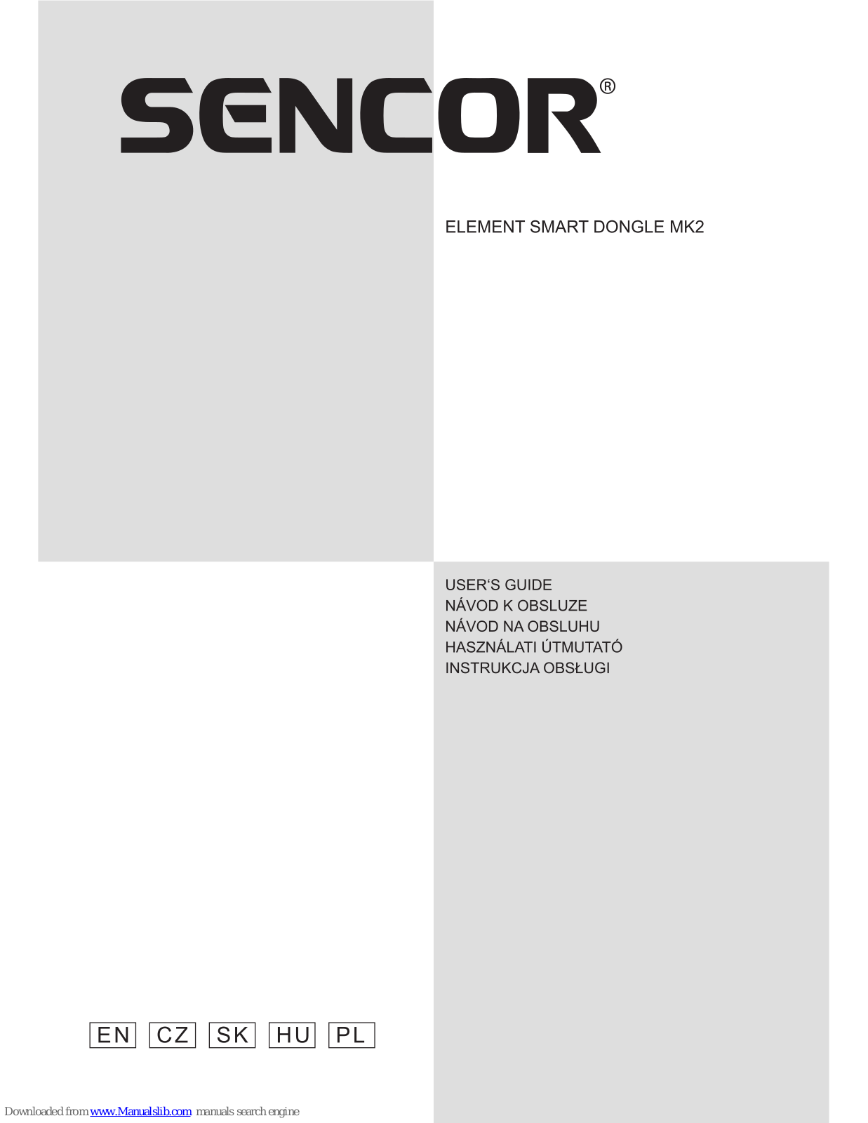 Sencor Element Smart Dongle MK2 User Manual