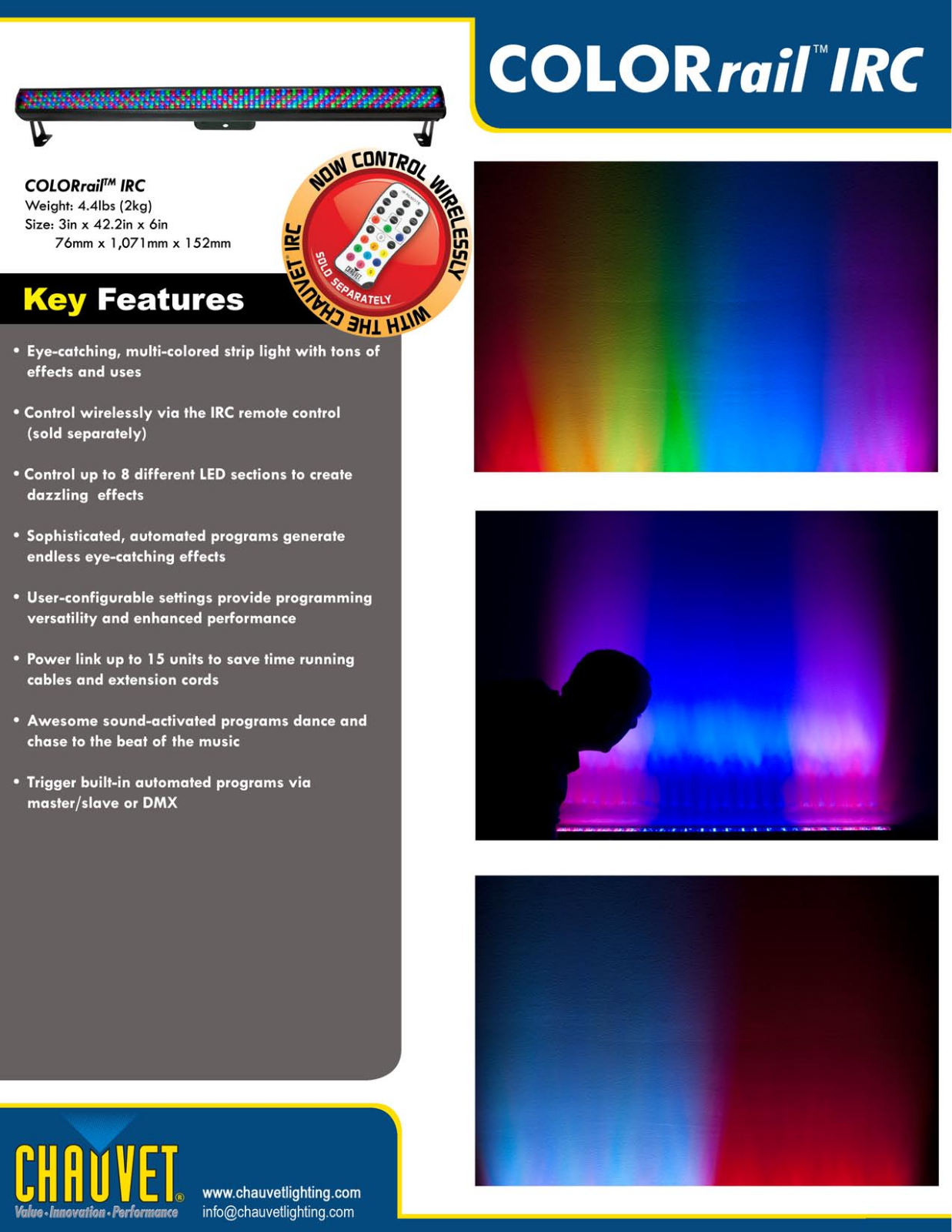 Chauvet COLORAIL IRC User Manual