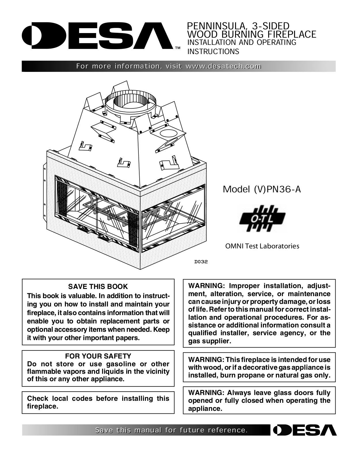 Desa VPN36-A User Manual