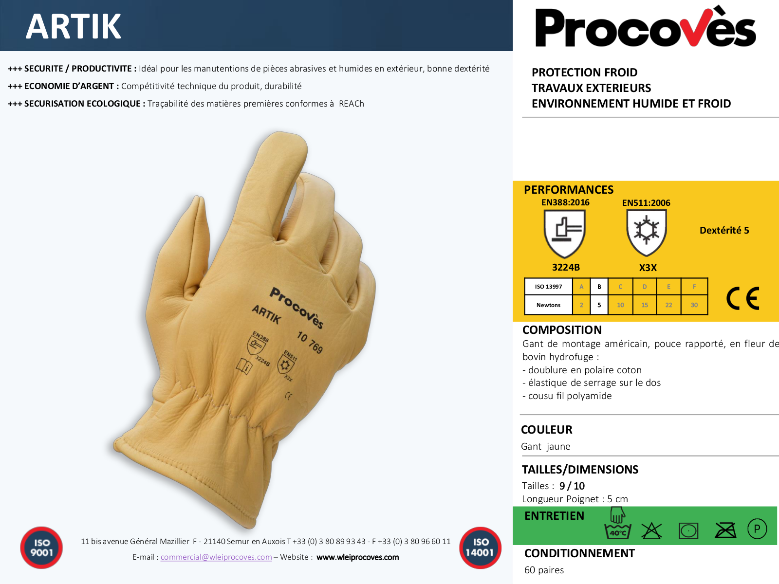 Procoves ARTIK Specification - ManualMachine.com