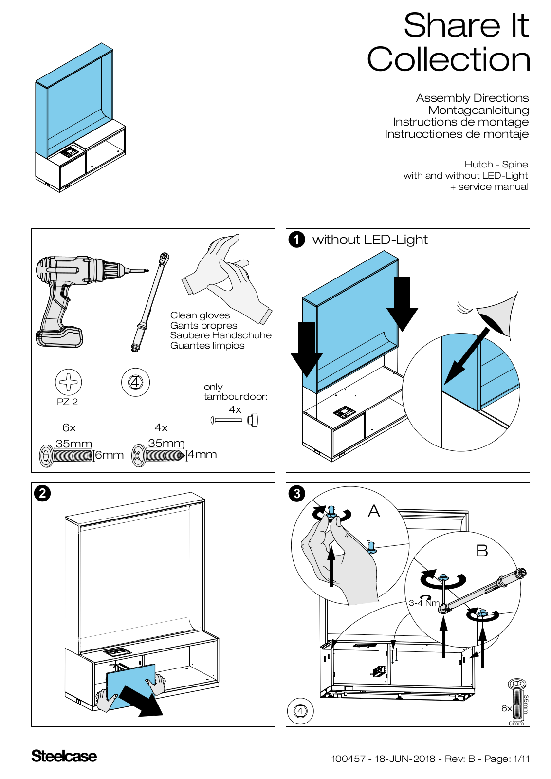 Steelcase Share It Series Assembly Directions - ManualMachine.com