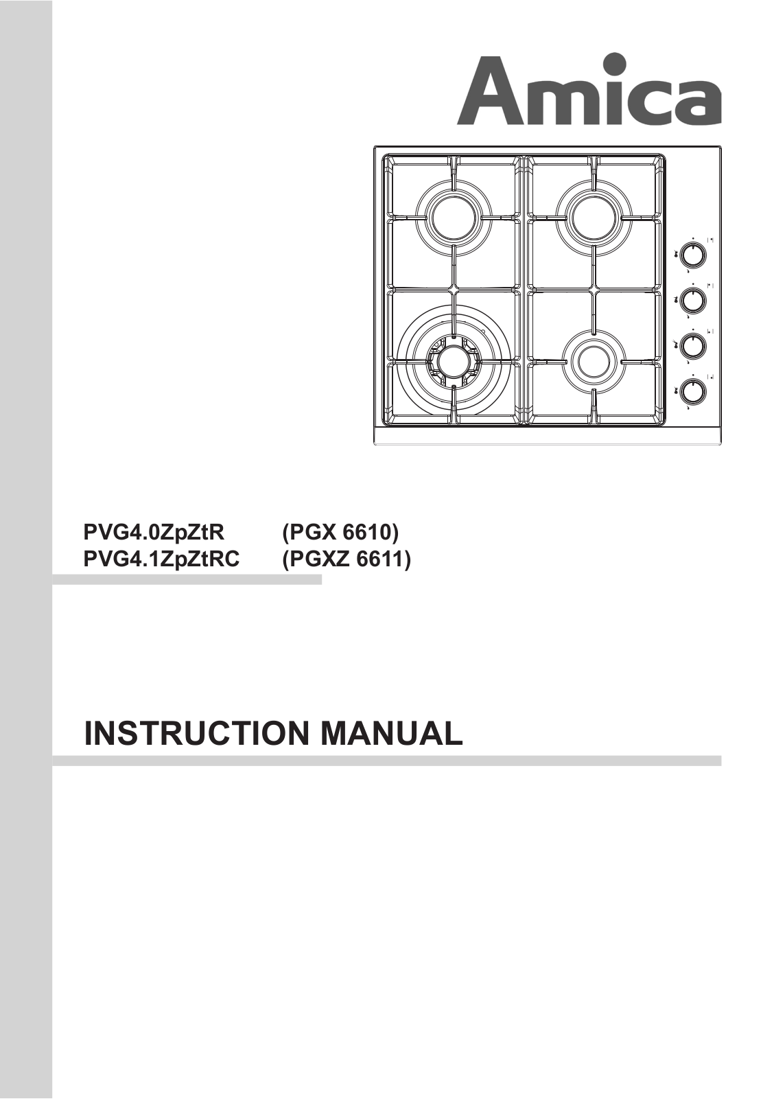 AMICA PGX6610 EN User Manual