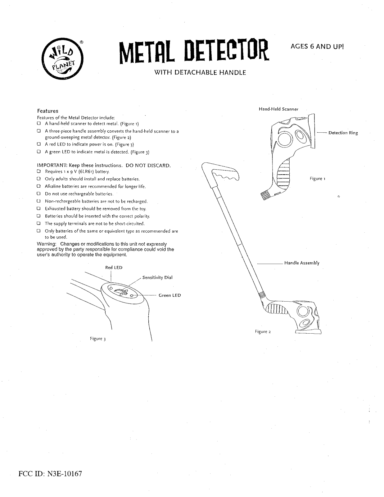 Wild Planet Entertainment 10167 User Manual