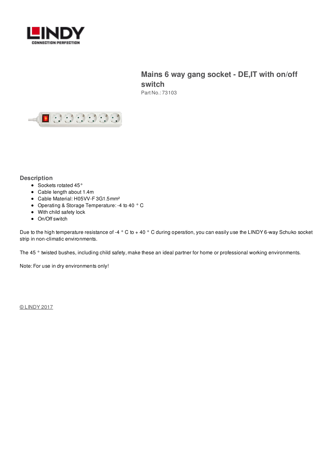 Lindy 73103 User Manual - ManualMachine.com