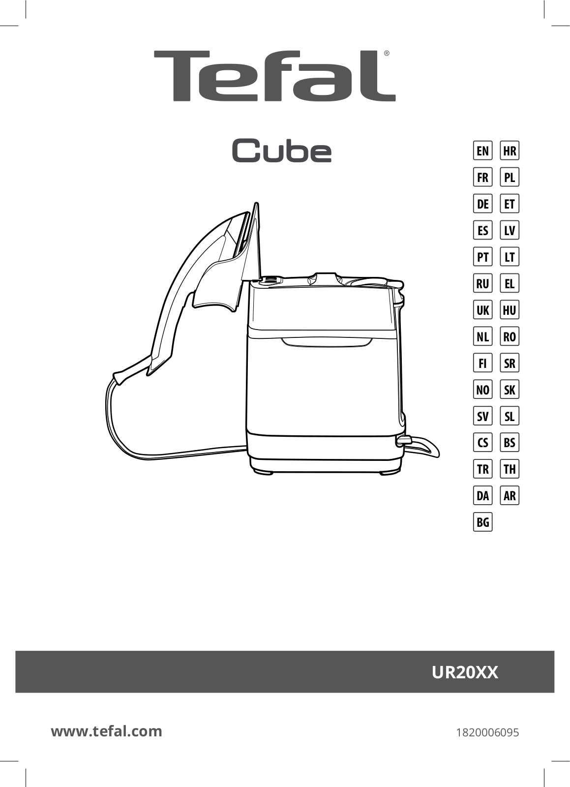 TEFAL Cube By Ixeo UT2020E0 User guide - ManualMachine.com