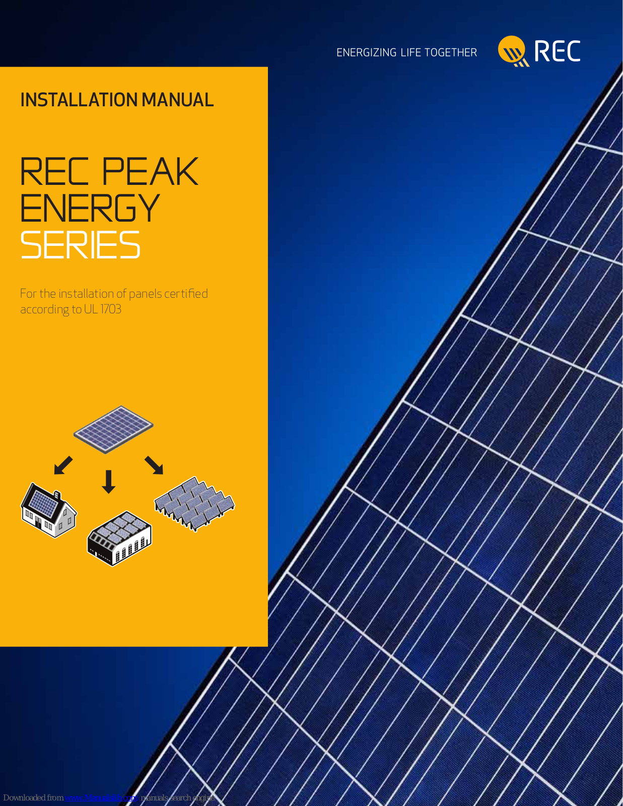 REC REC235, REC255, REC260, REC265, REC270 Installation Manual - ManualMachine.com