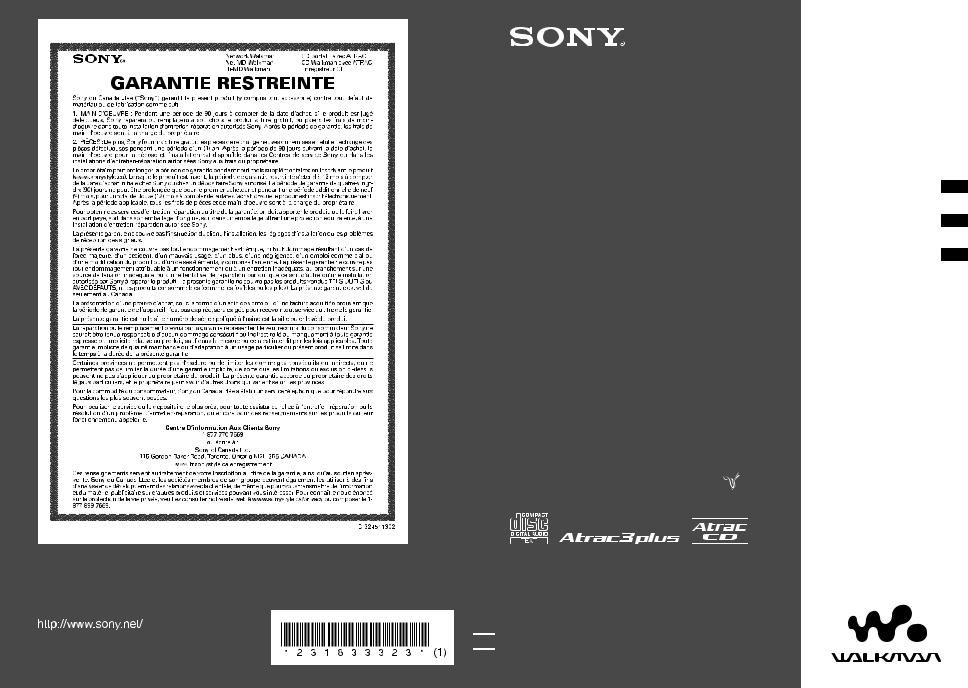 SONY D-NE920 User Manual