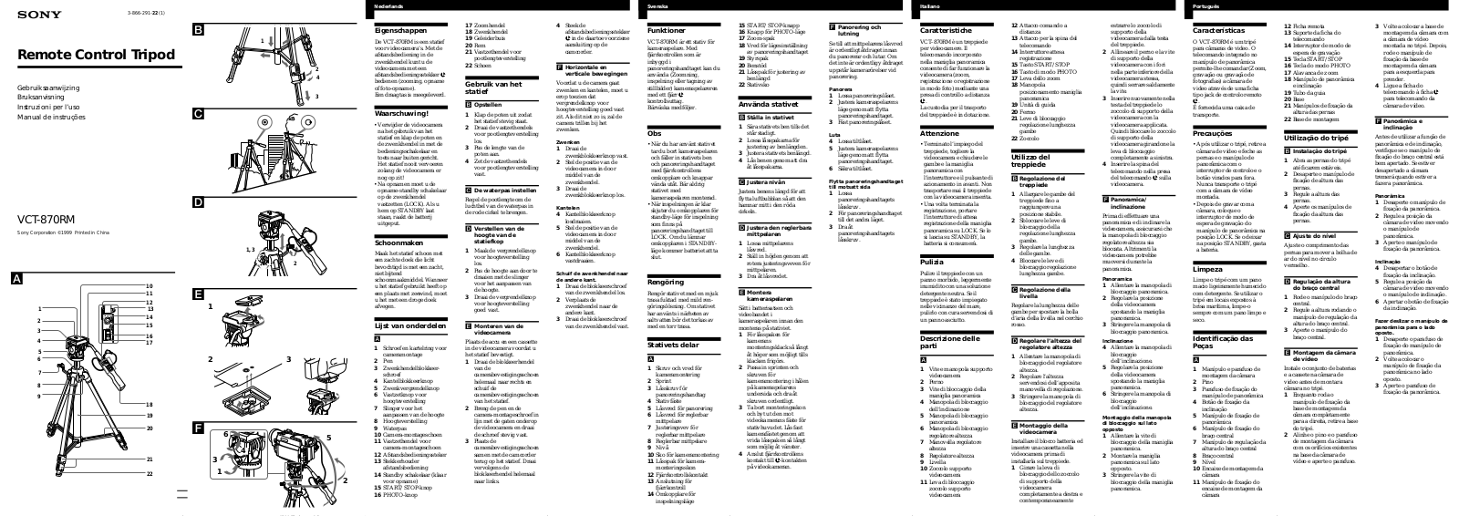 Sony VCT-870RM User Manual