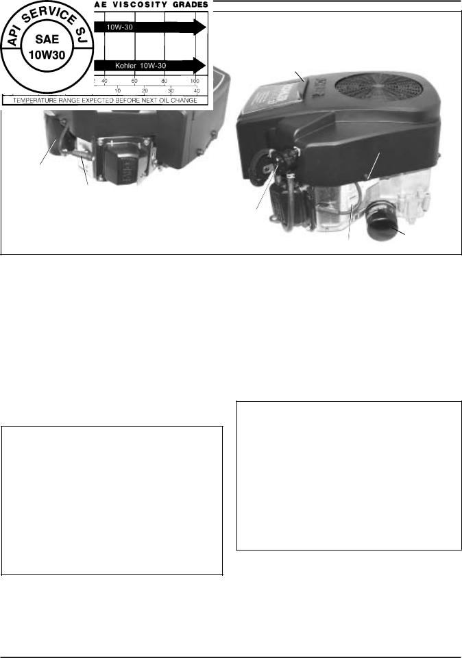 Kohler SV715, SV735, SV720, SV730, SV725 Owners Manual
