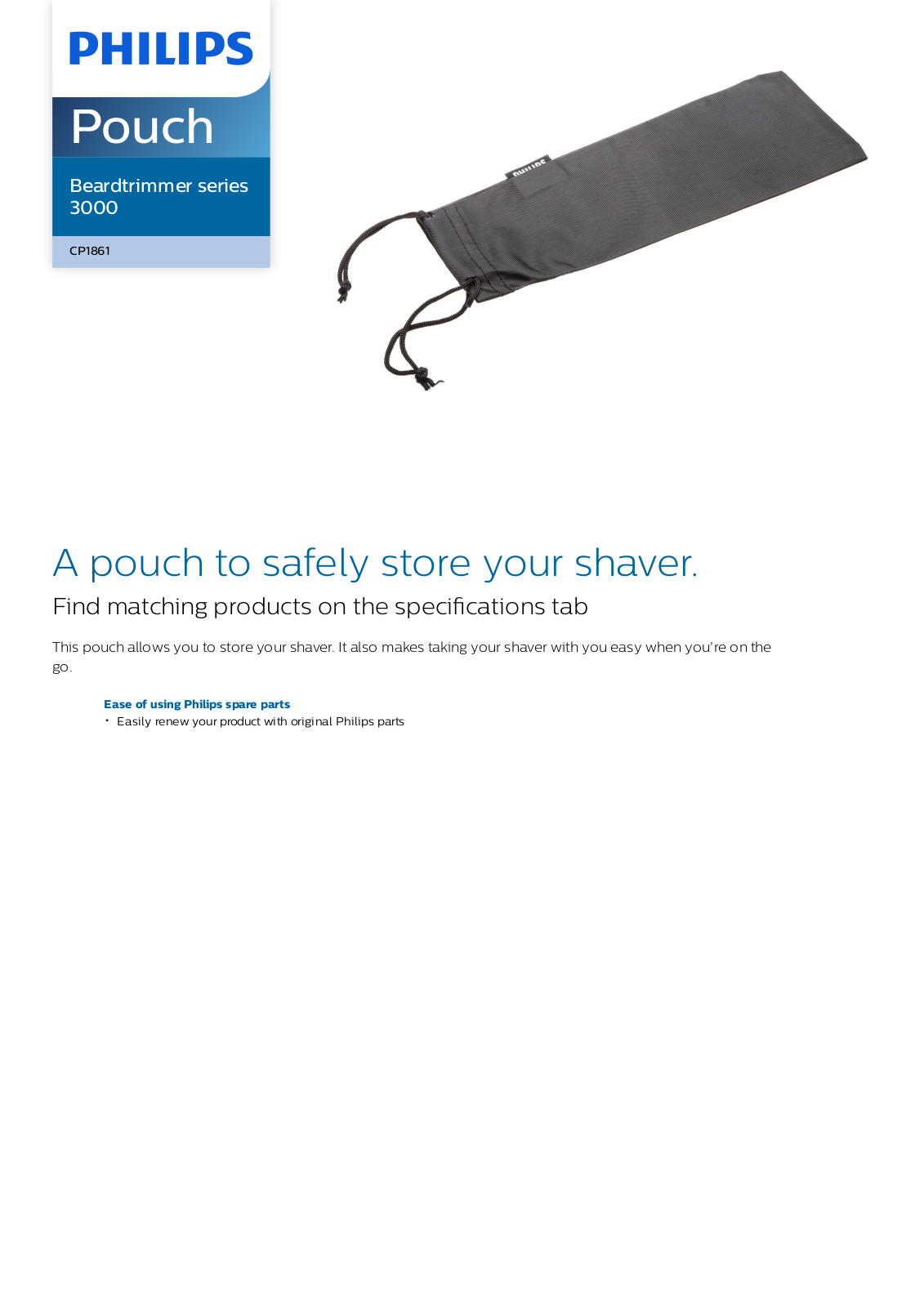 Philips CP1861/01 leaflet - ManualMachine.com