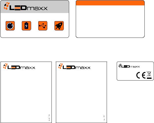 LEDmaxx USB2001 User guide