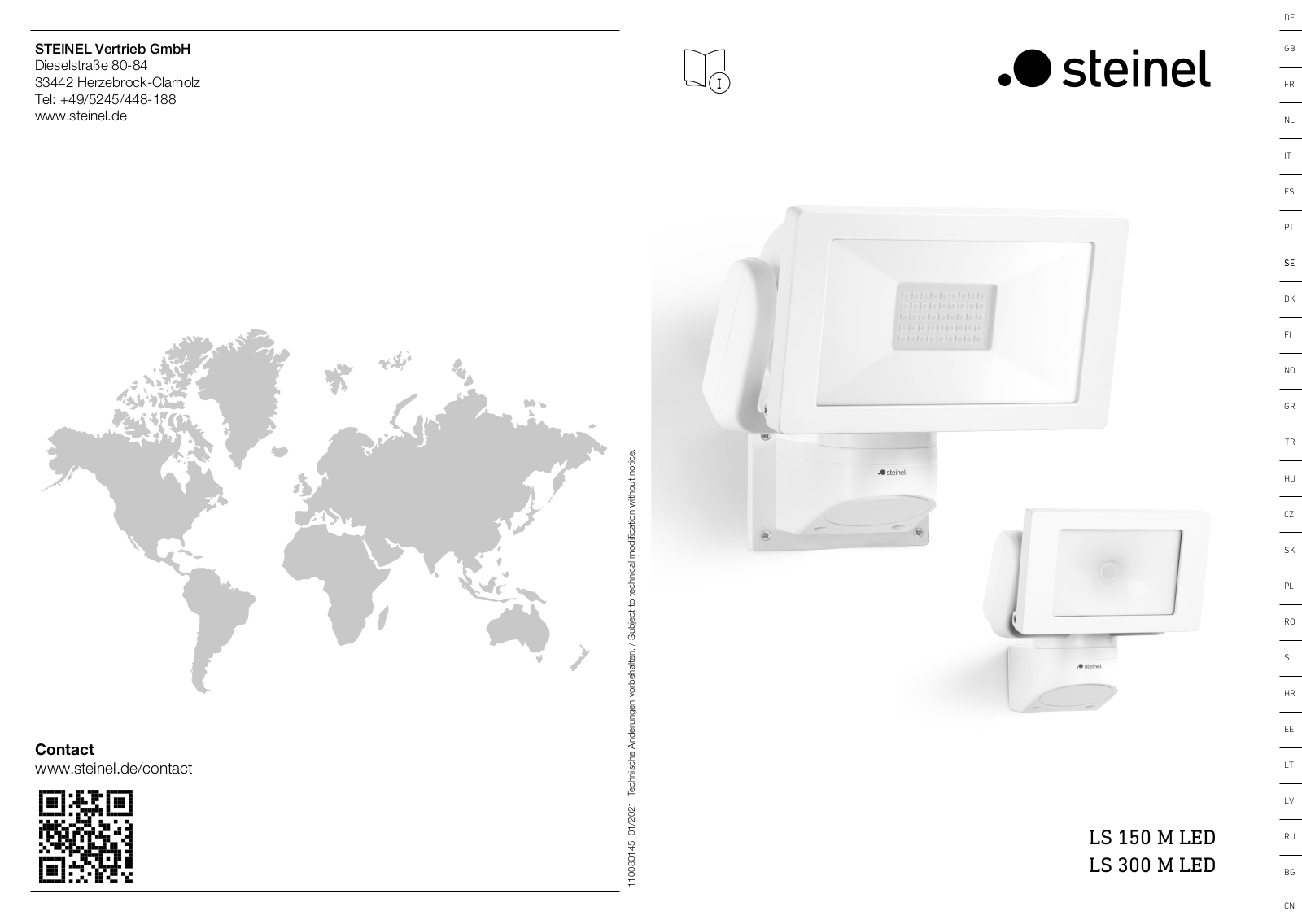 Steinel LS 150 M LE D, LS 300 M LE D User Guide