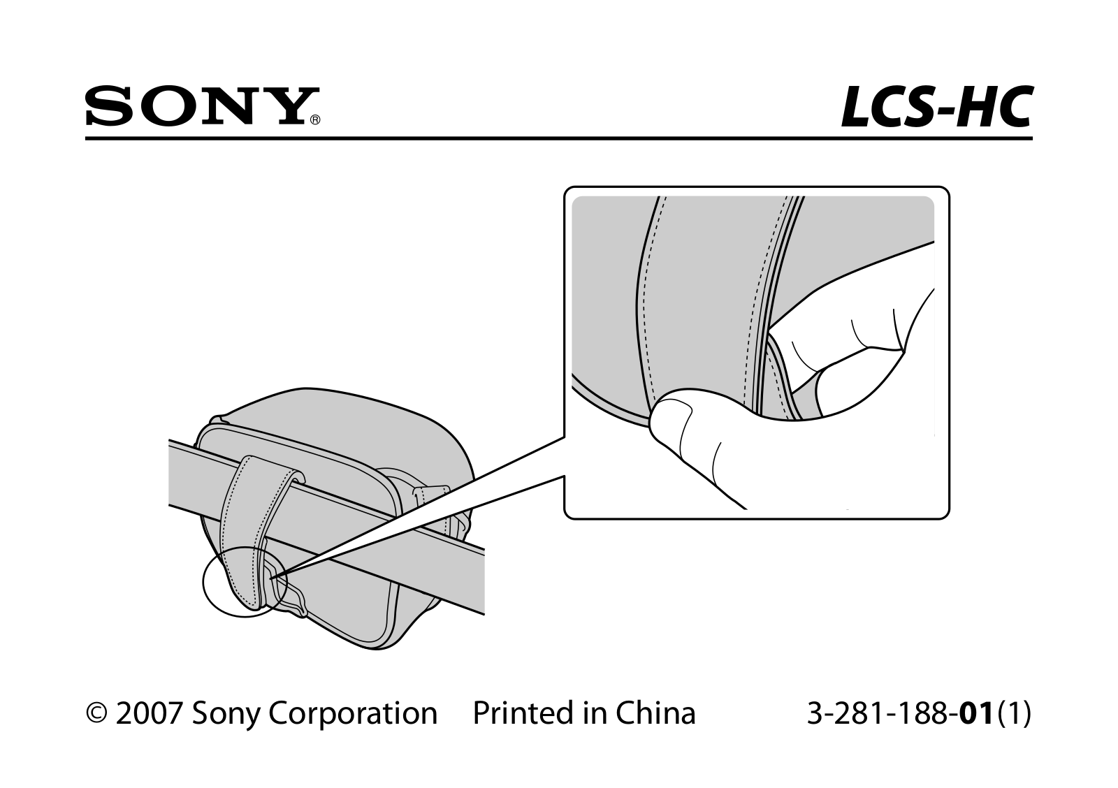 Sony LCS-HC Illustration
