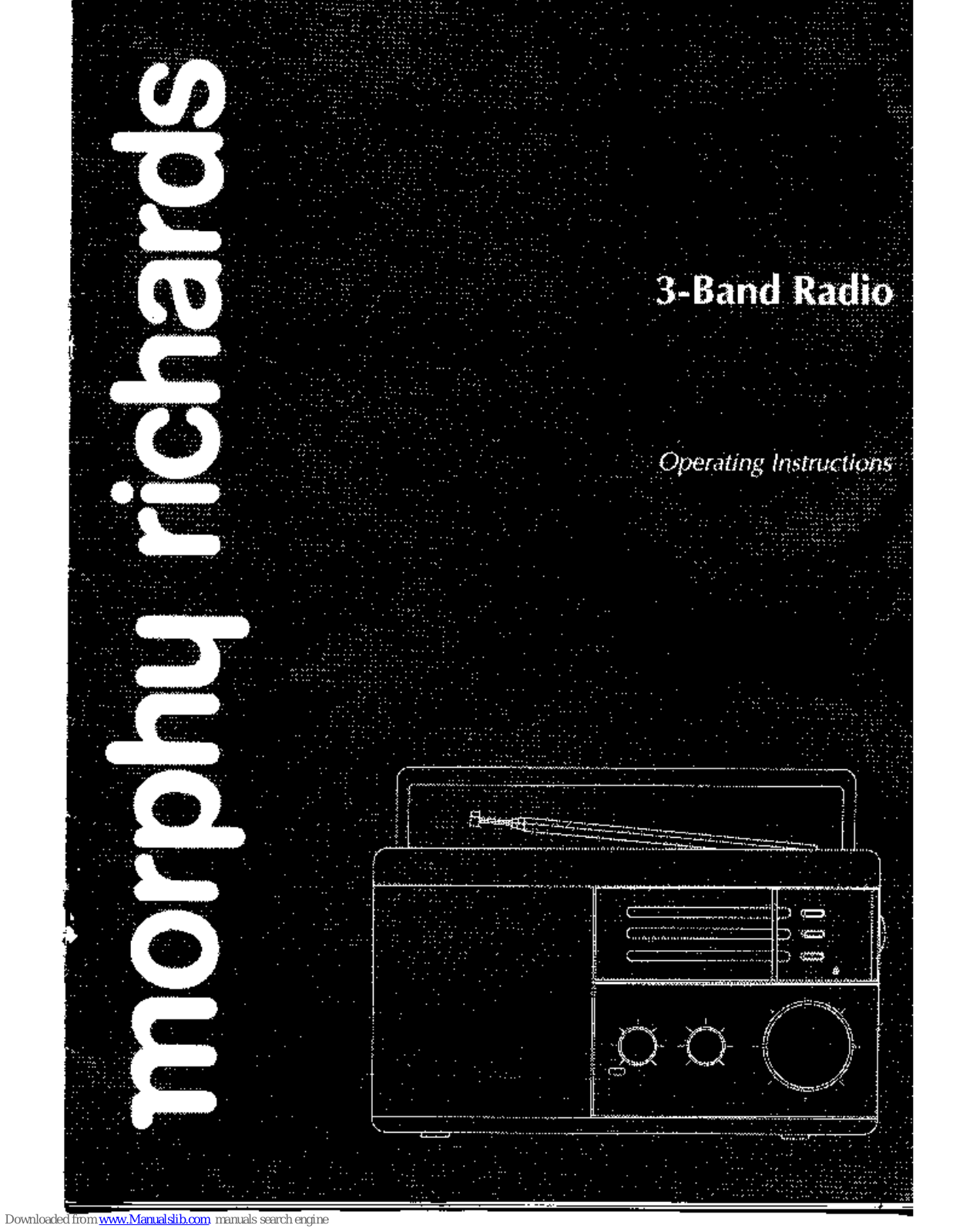 Morphy Richards R 130 Operating Instructions Manual