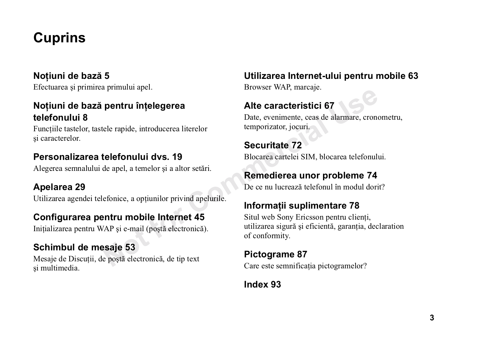 Sony ericsson T300 User Manual