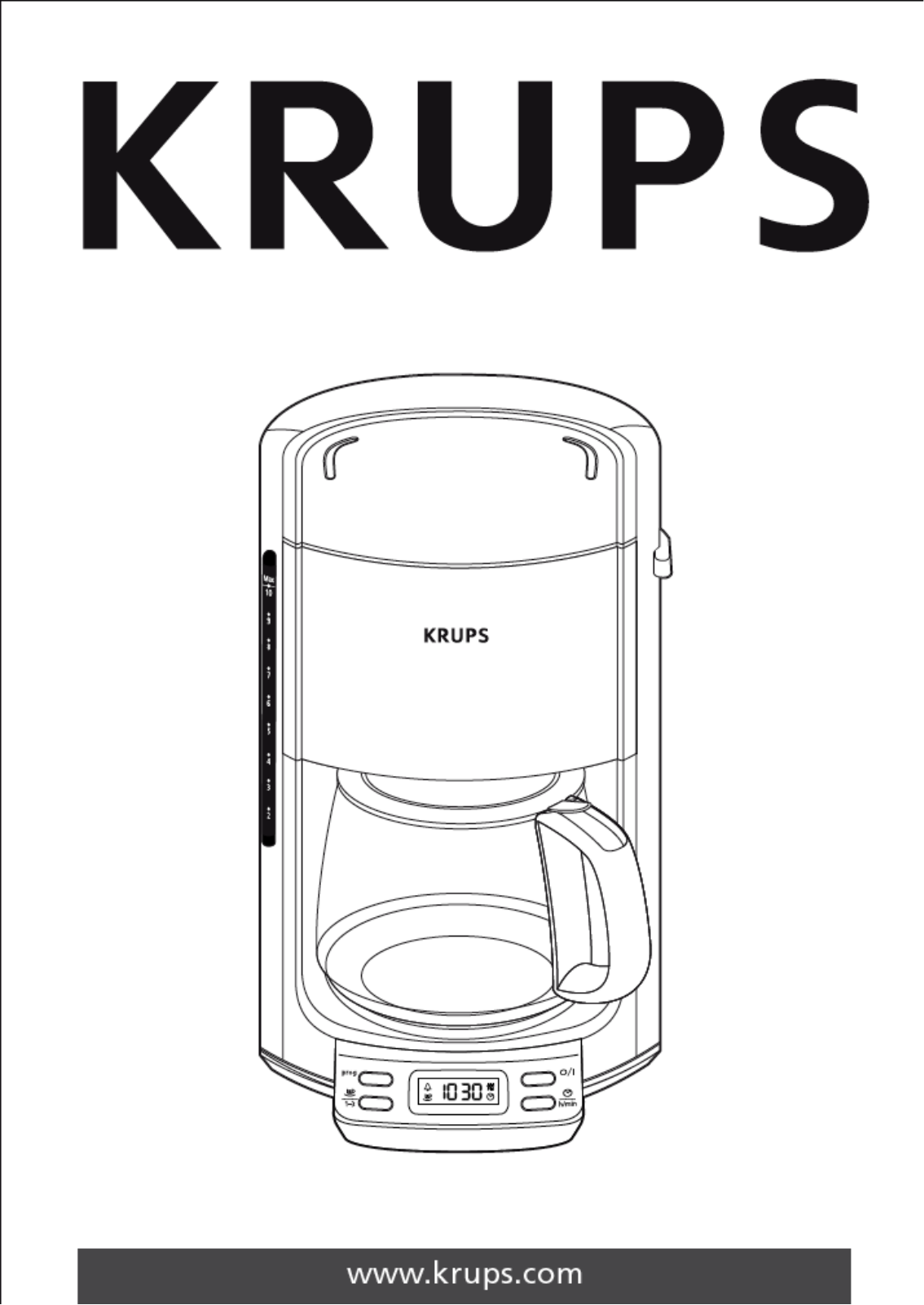 KRUPS FDM7 User Manual