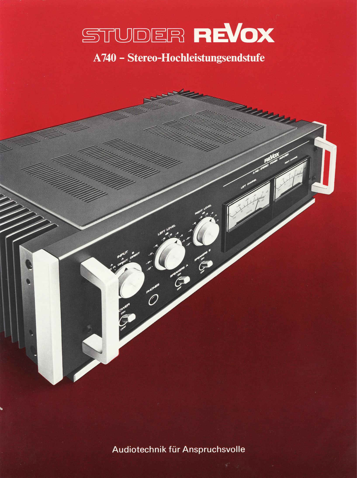 Revox A-740 Brochure