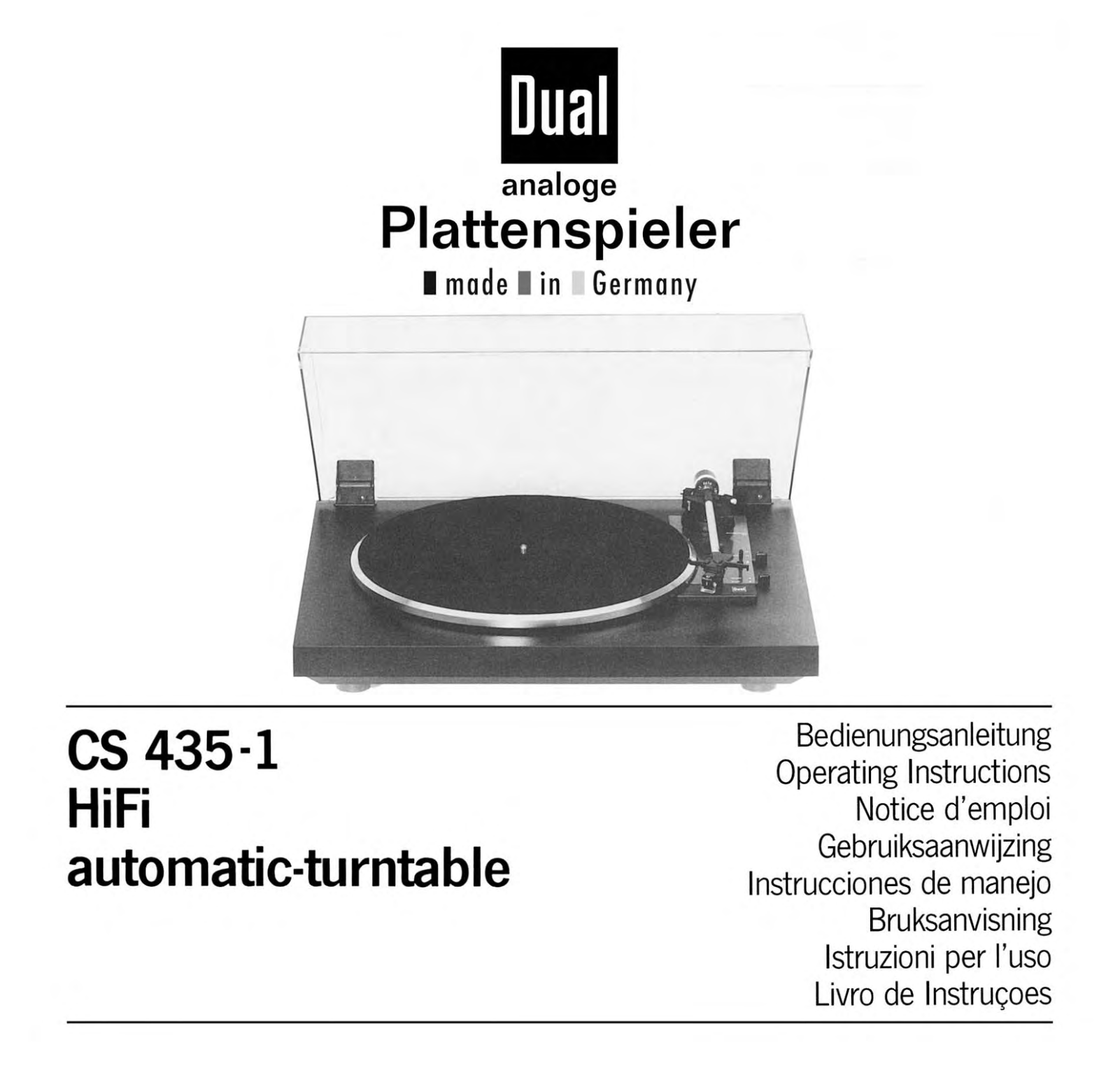 DUAL CS-435-1 User Manual