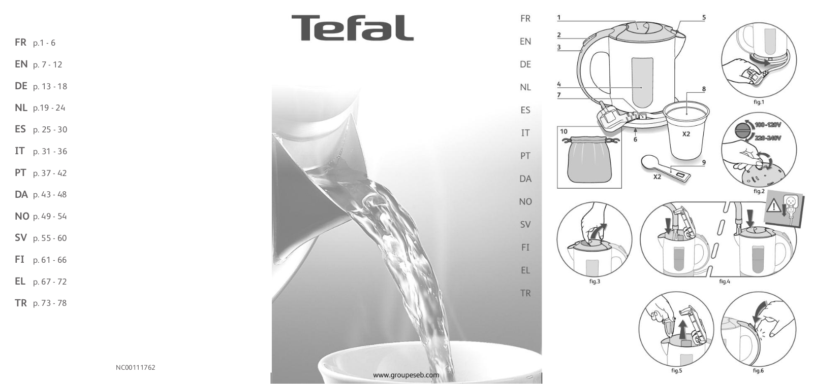 TEFAL KO102810 Instruction Manual