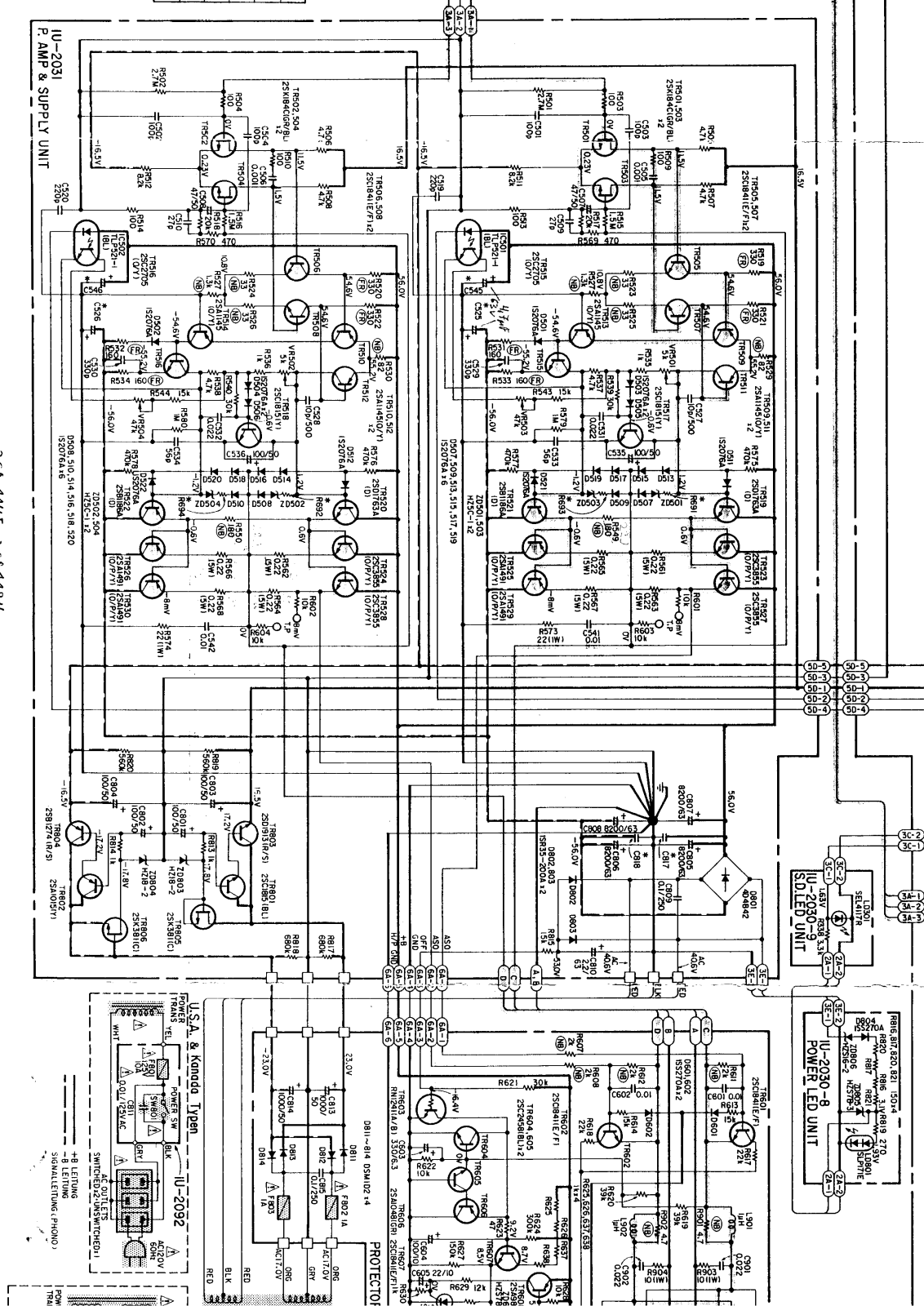 Denon PMA-1060 Schematic Diagram 3