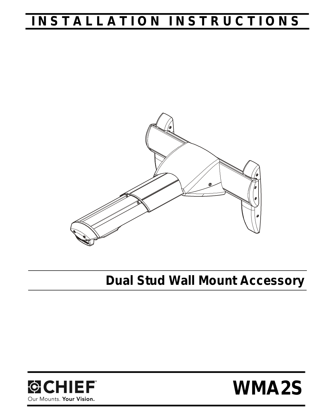 CHIEF WMA2S User Manual