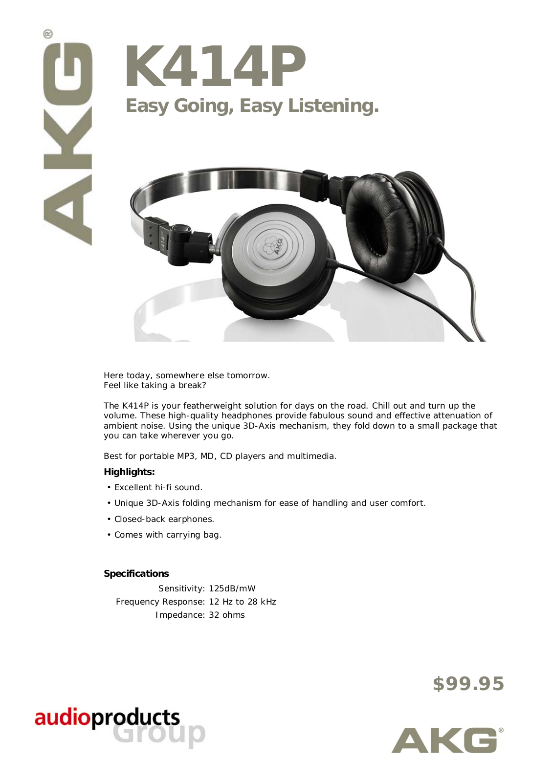 AKG K-414-P Brochure