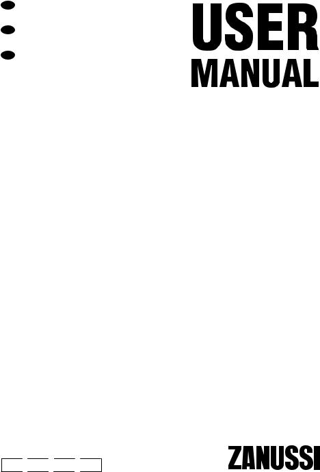 Zanussi ZGX565414X User Manual