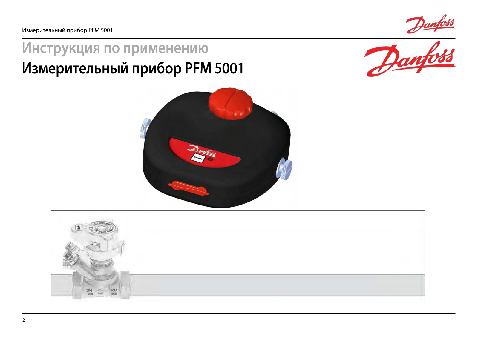 Danfoss PFM 5001 User guide