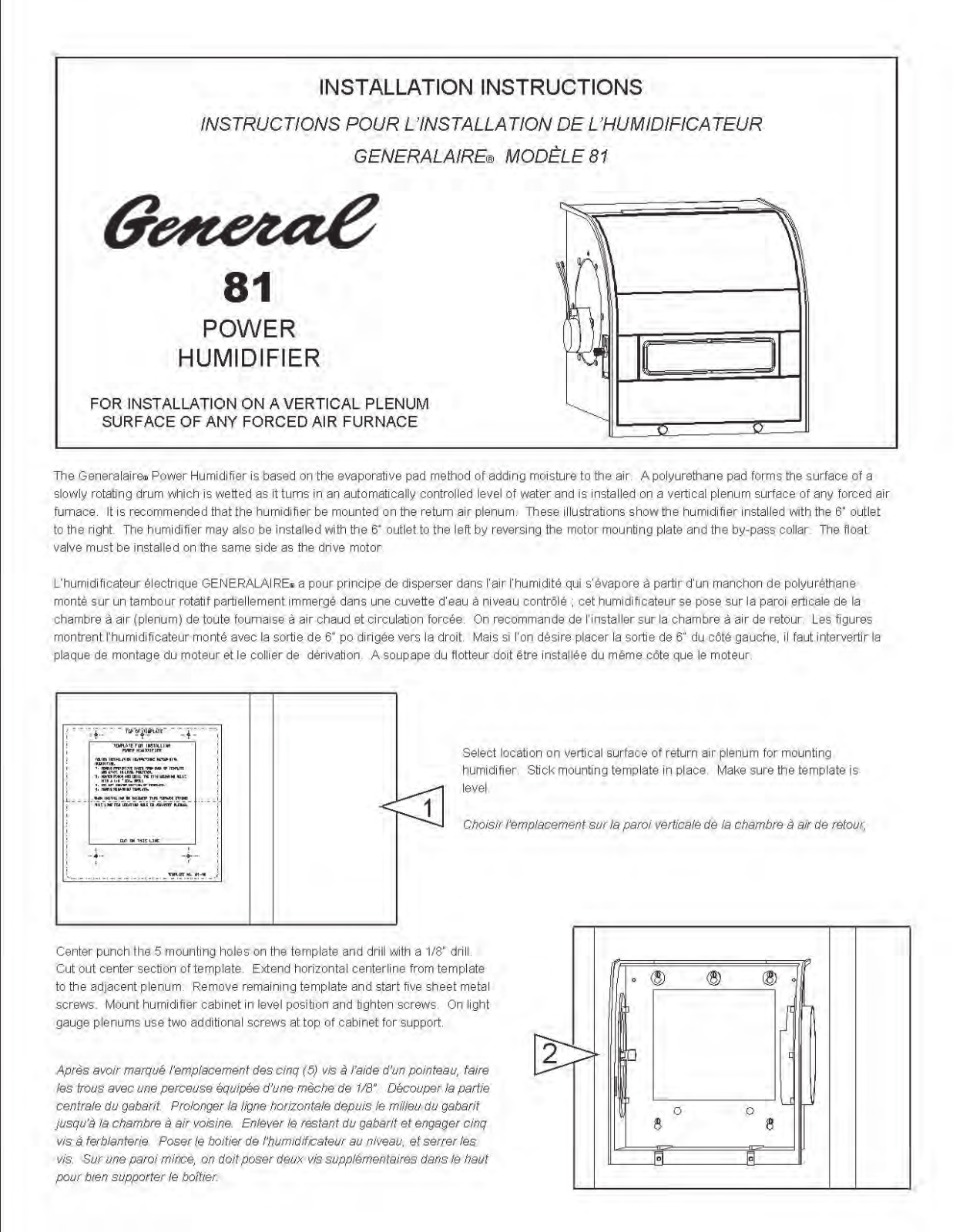 General 81 Owner's Manual