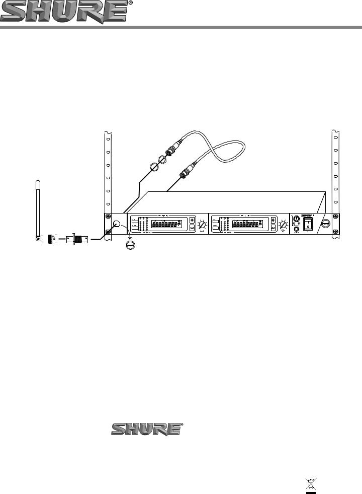 Shure 95A8994 Instructions