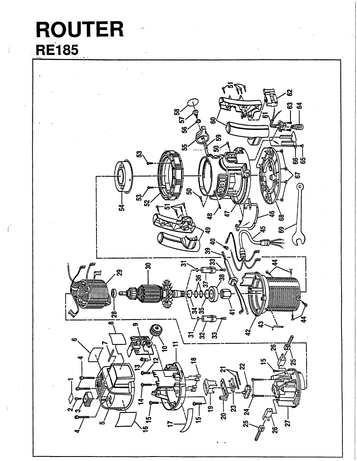 Ryobi RE185 User Manual