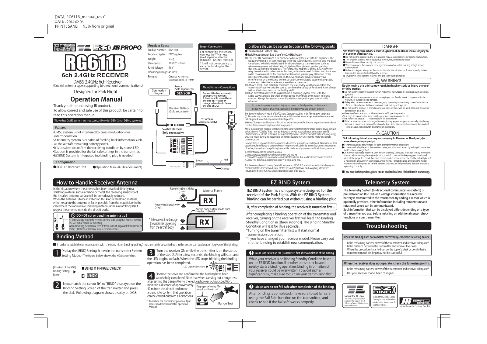 Konishi Mokei RG611B User Manual