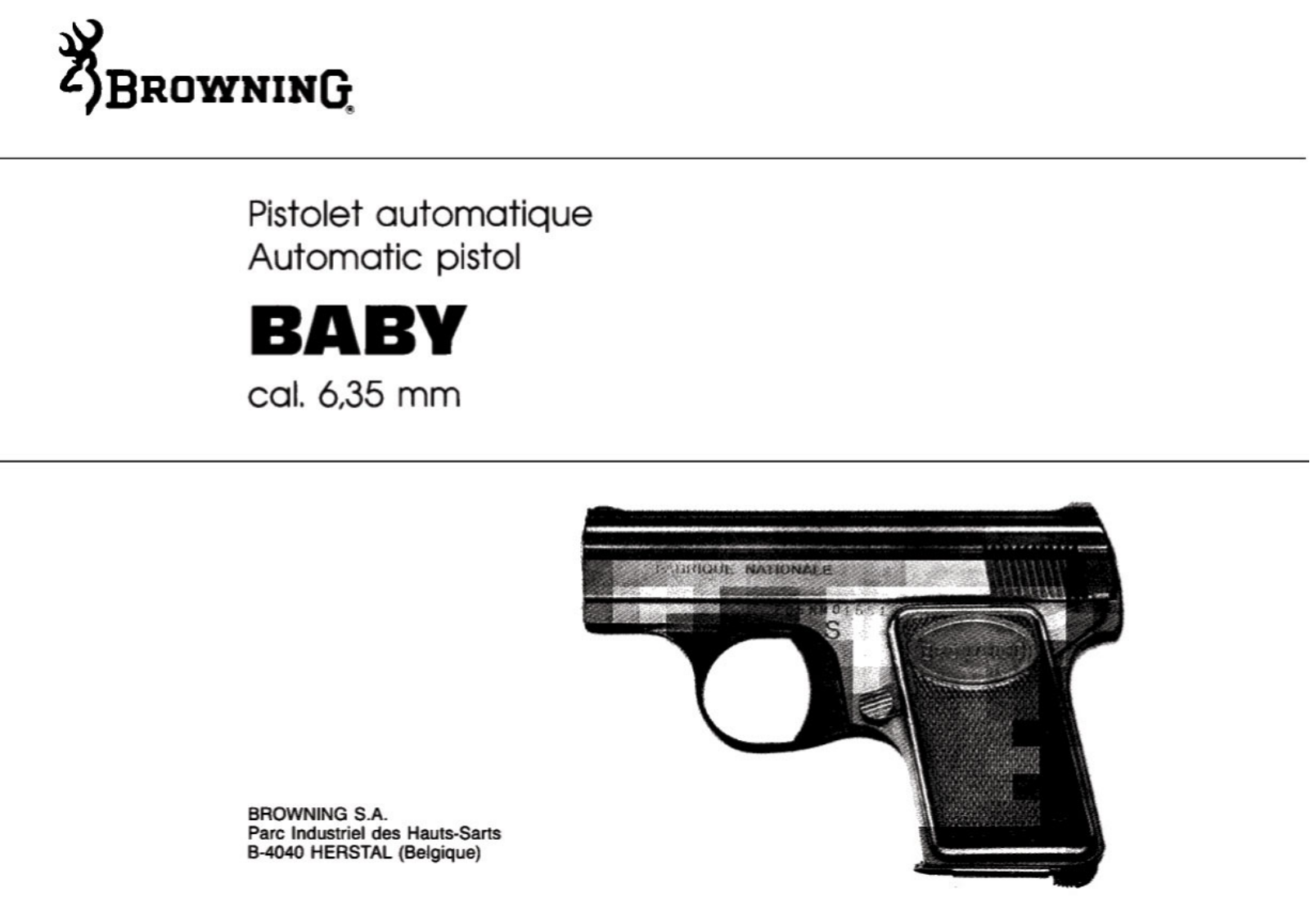 browning baby User Guide