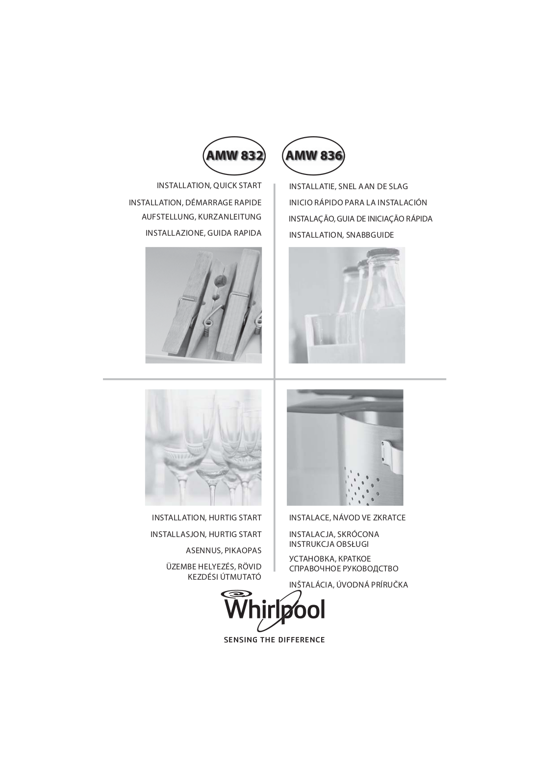 WHIRLPOOL AMW 836 IX User Manual