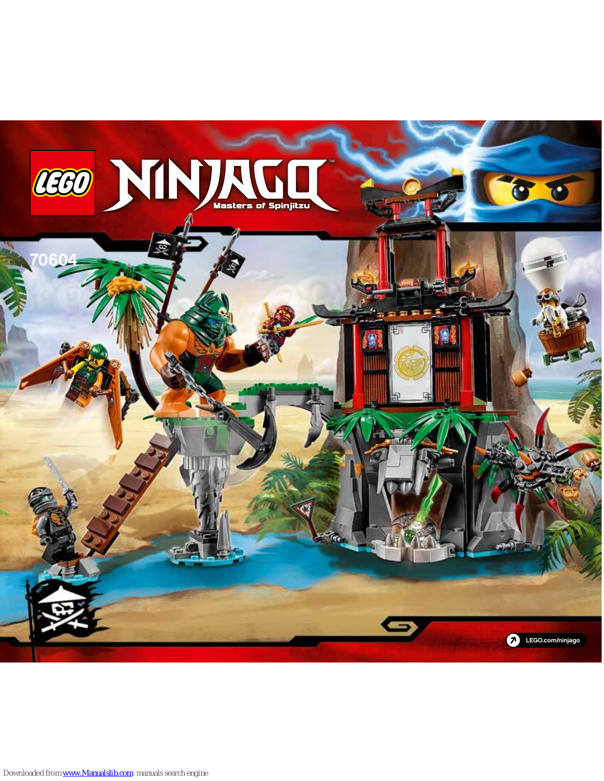 LEGO 70604, Ninjago 70604 Assembly Instruction Manual