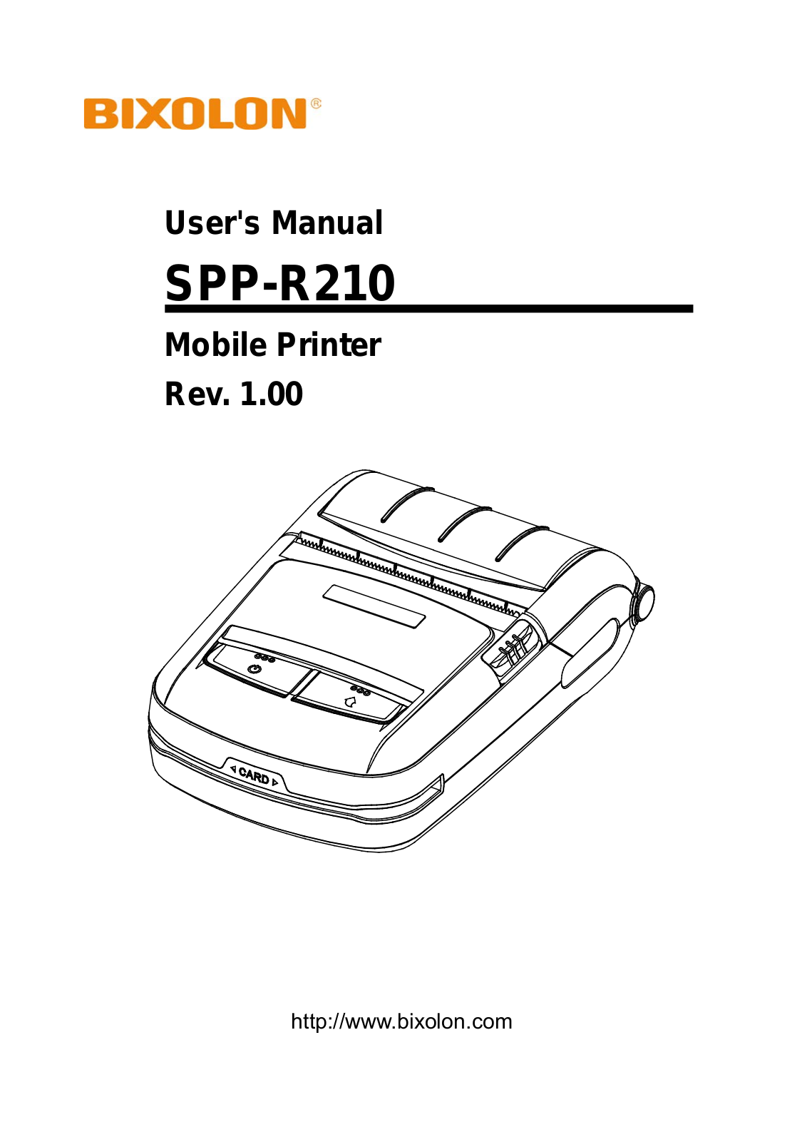 BIXOLON NANO20BT Users Manual