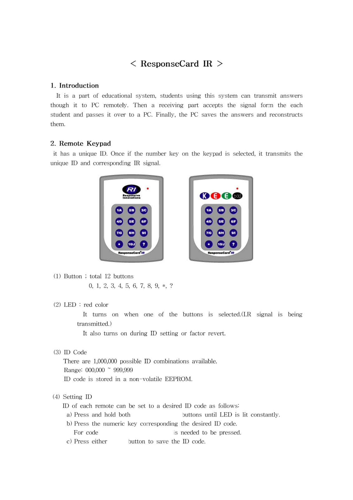 Turning Technologies RR01 User Manual