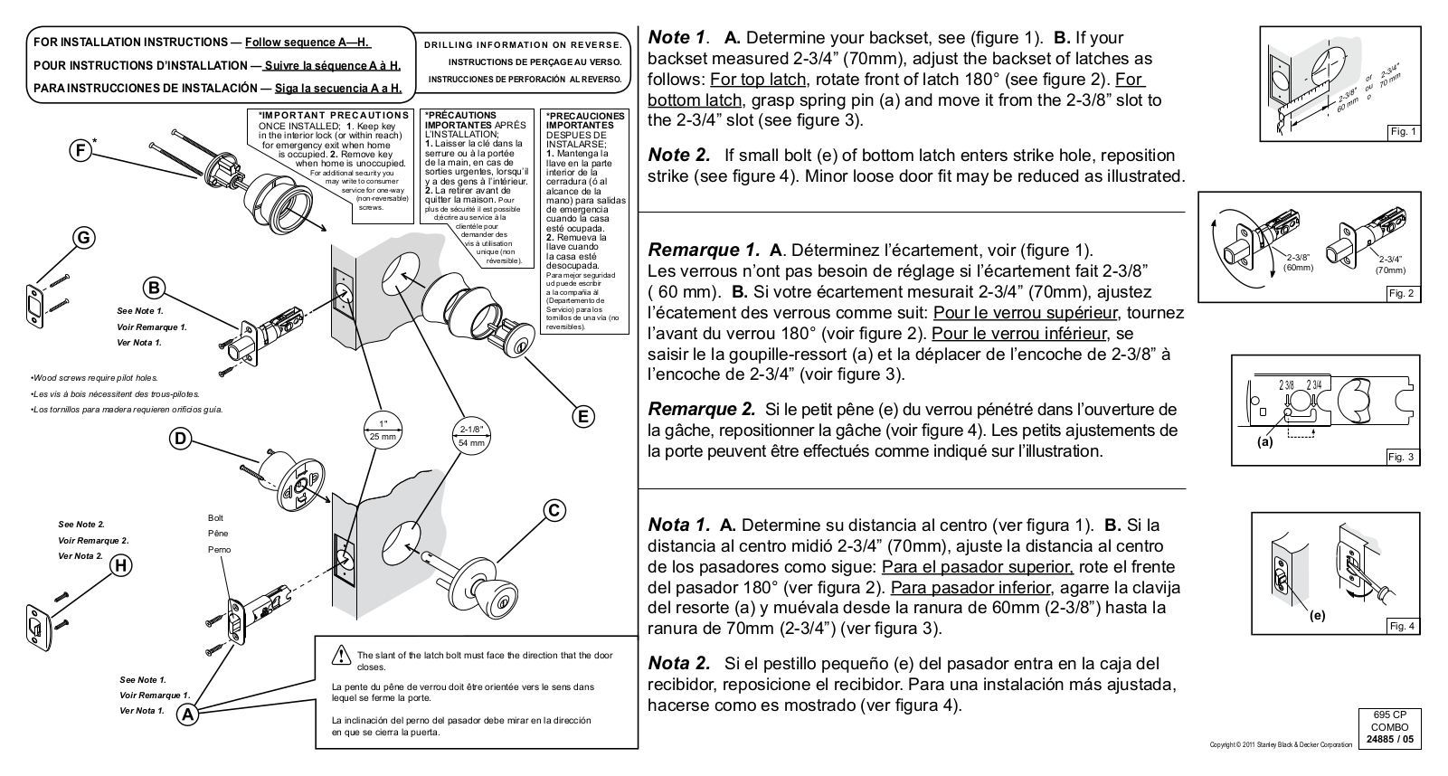 Kwikset 695T User Manual