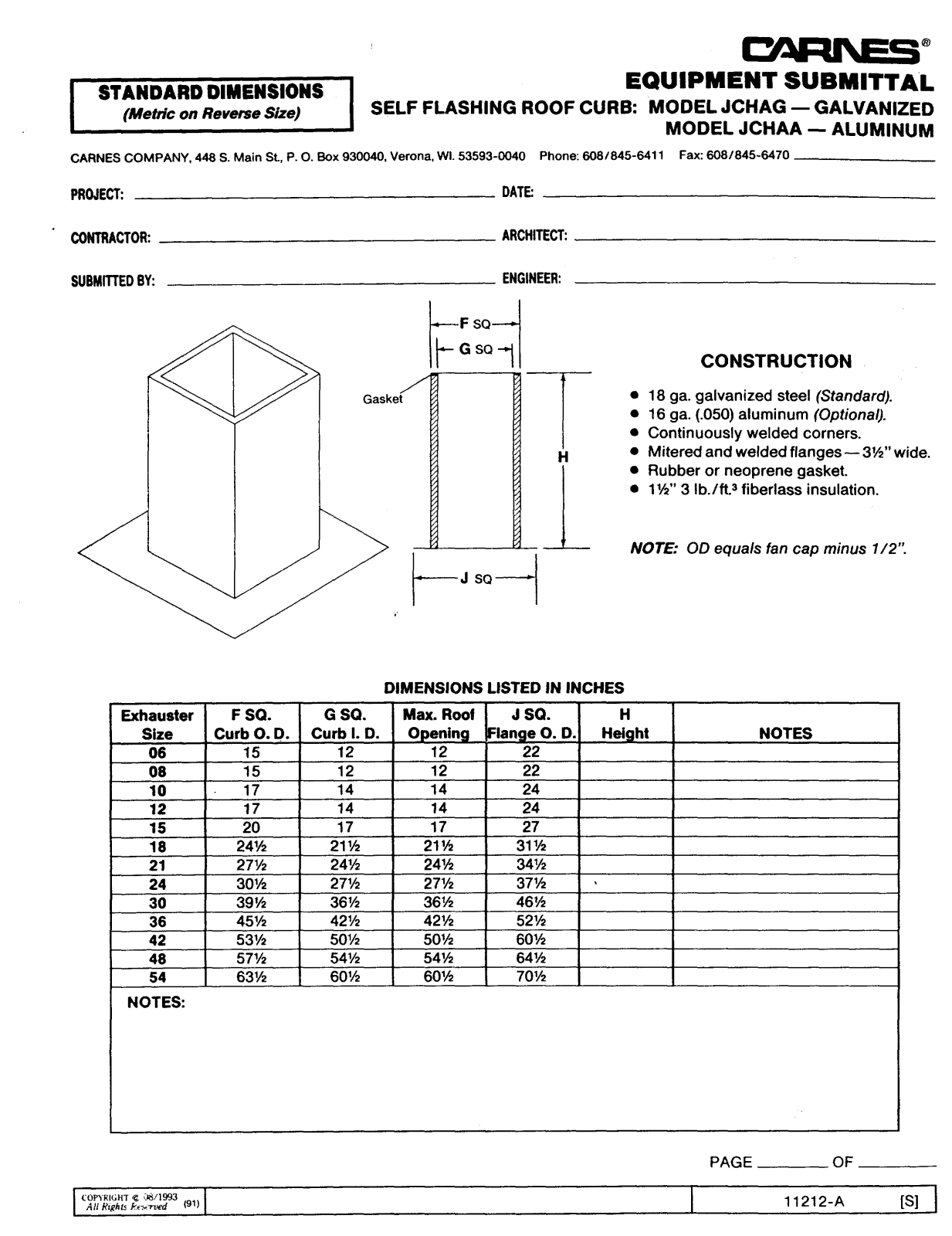 Carnes JCHAA User Manual - ManualMachine.com