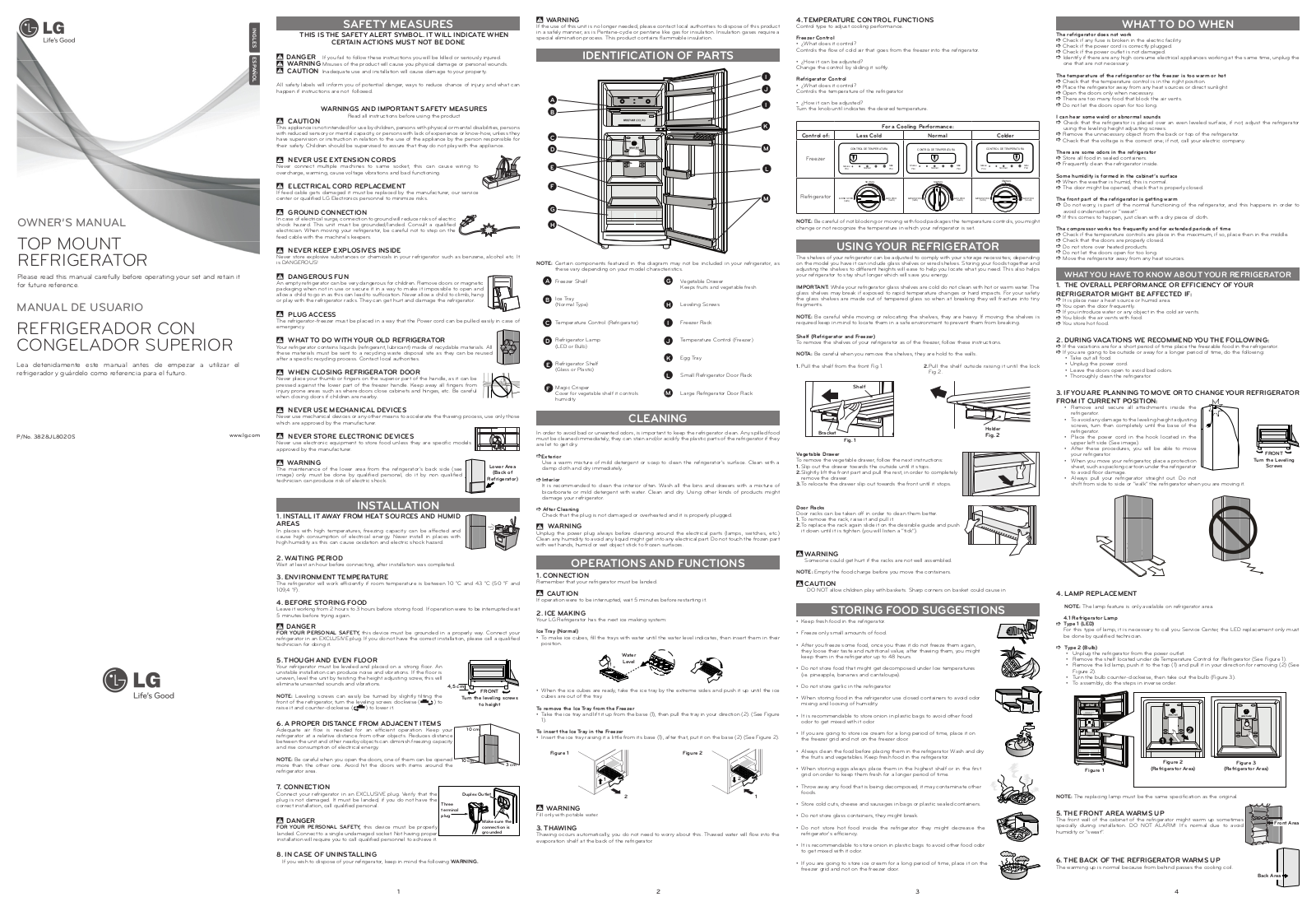 LG GM-C402QLC Owner's Manual