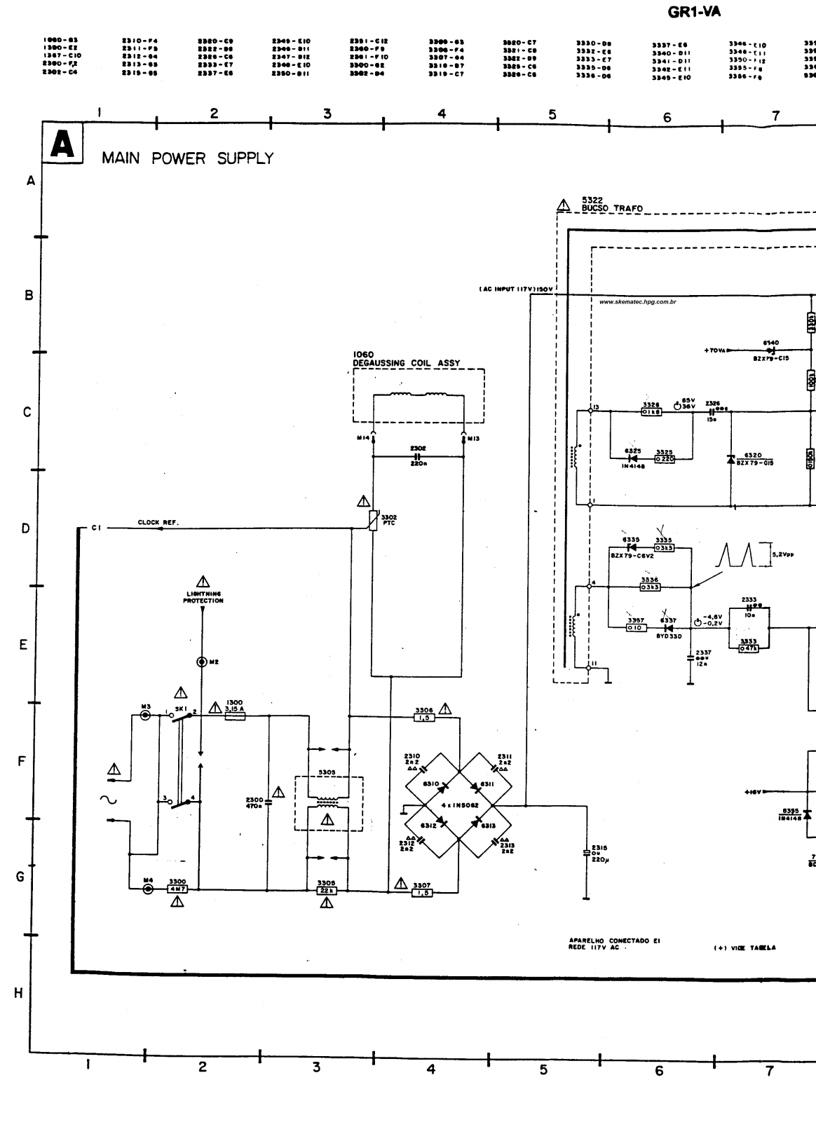 Philips GR1-VA Schematic