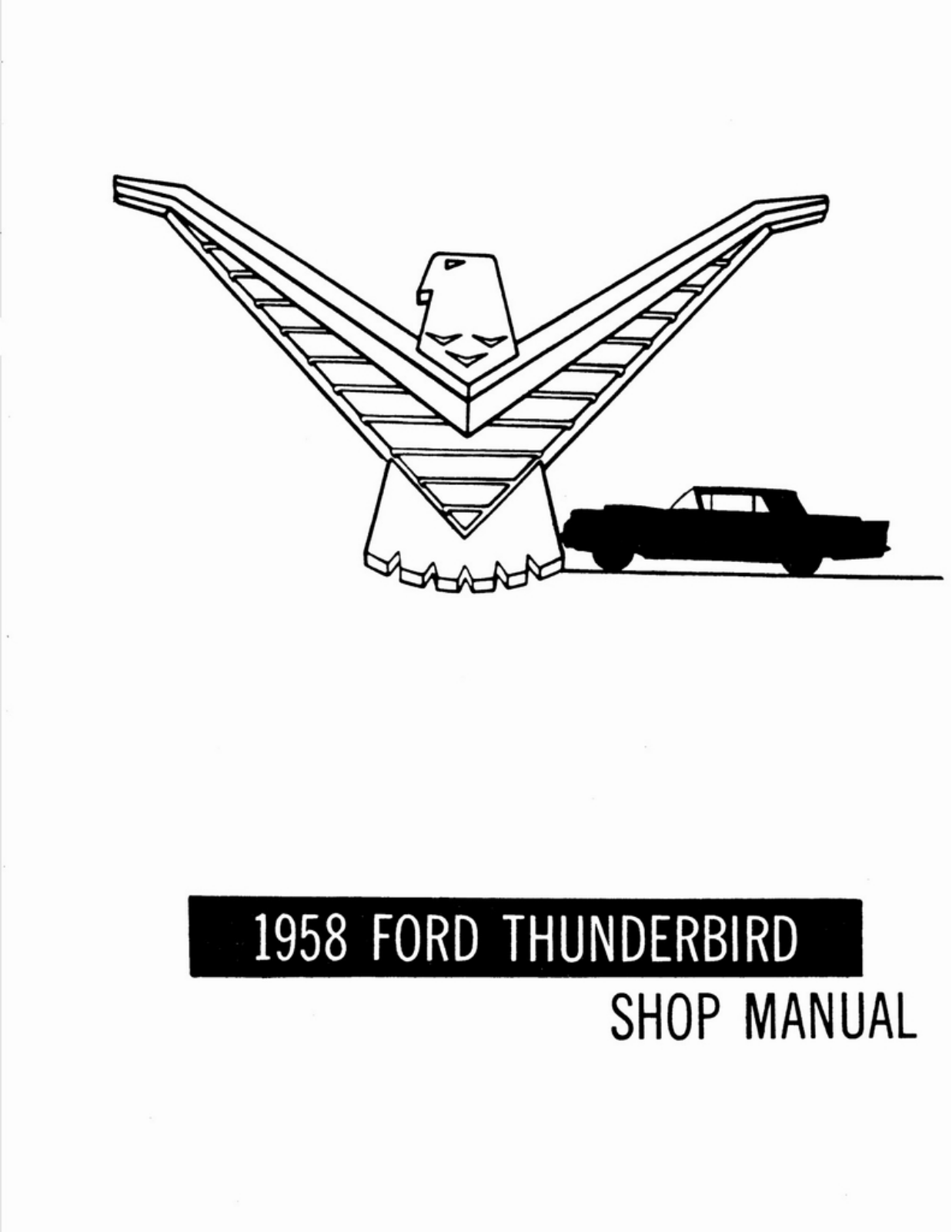Ford Thunderbird 1958 User Manual
