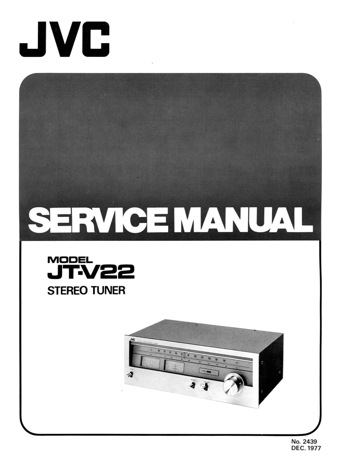 JVC JTV-22 Service manual